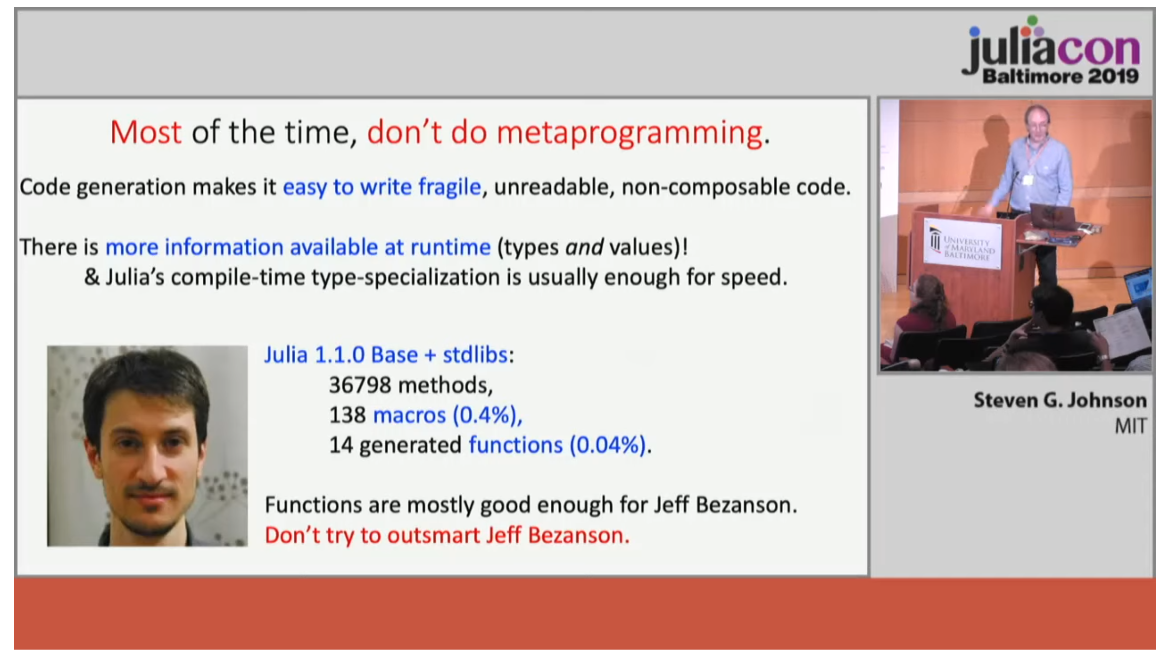 Slide From Steven G. Johnson's talk